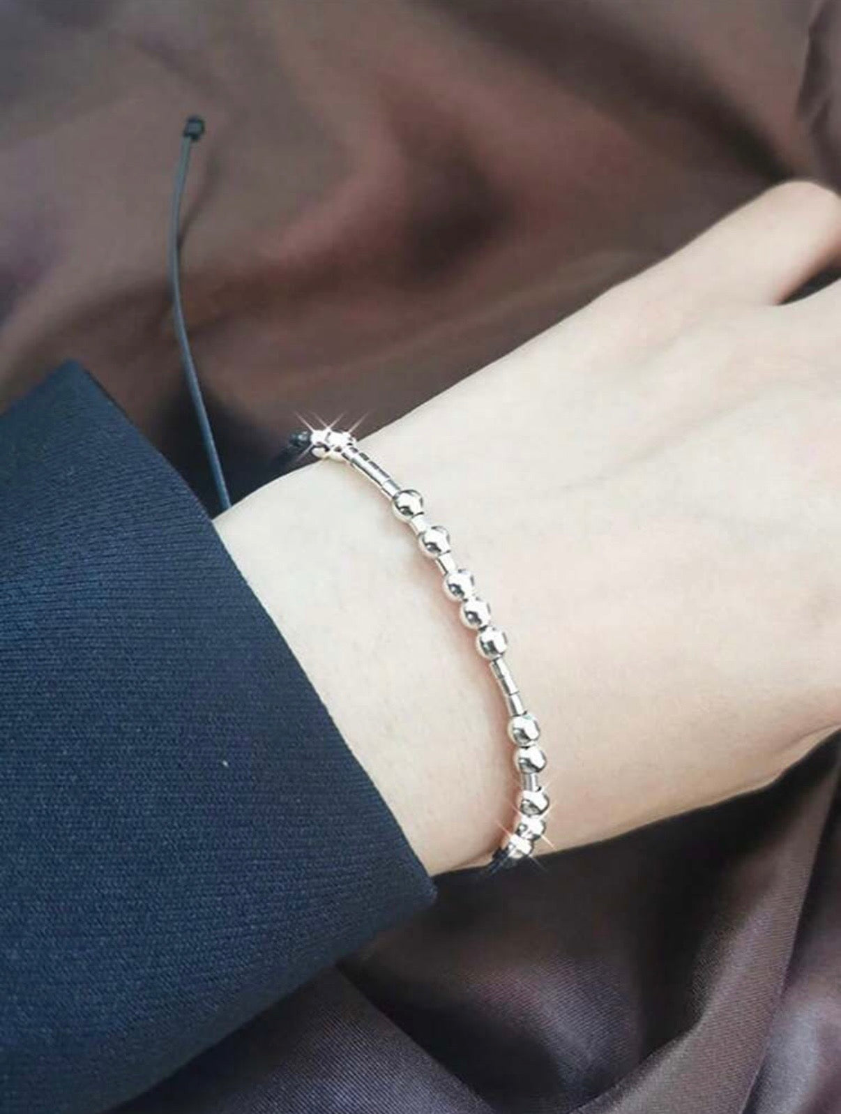 Morse code bracelet