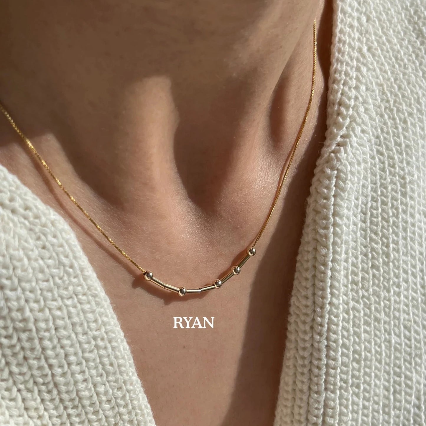 Morse Code Necklace