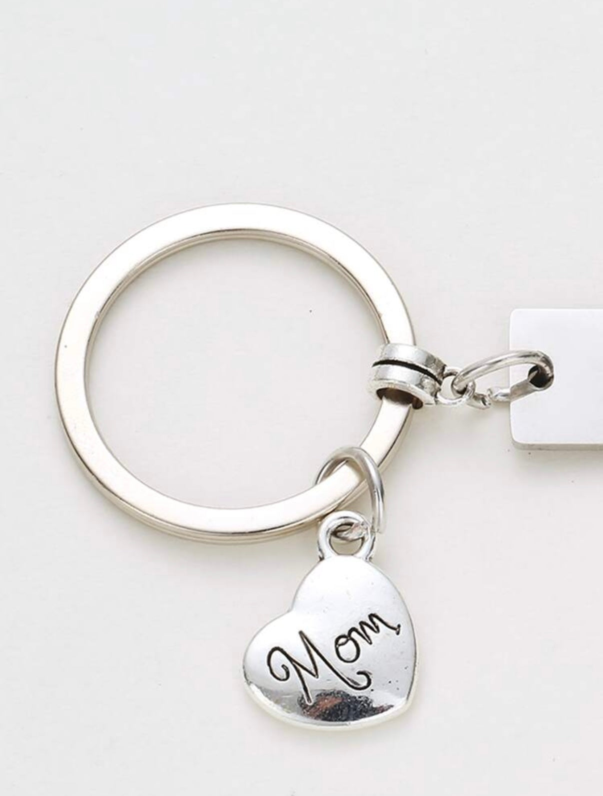 Love you mom keychain