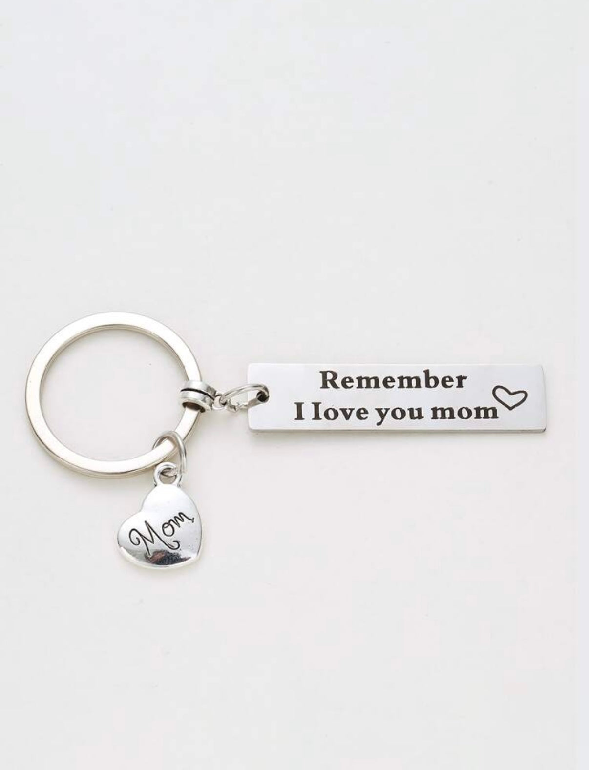 Love you mom keychain