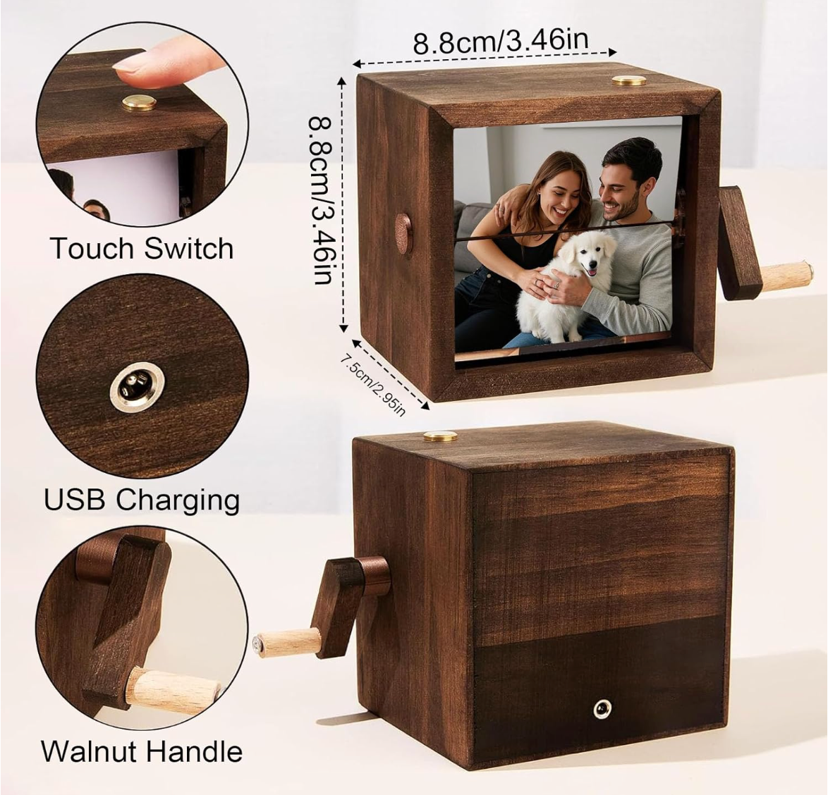 Wooden Flipbook Box