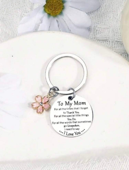 To my mom keychain