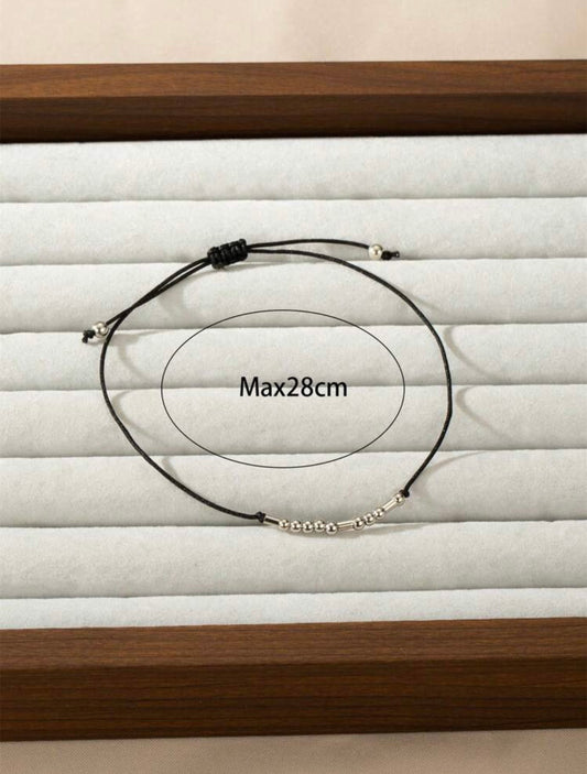 Morse code bracelet