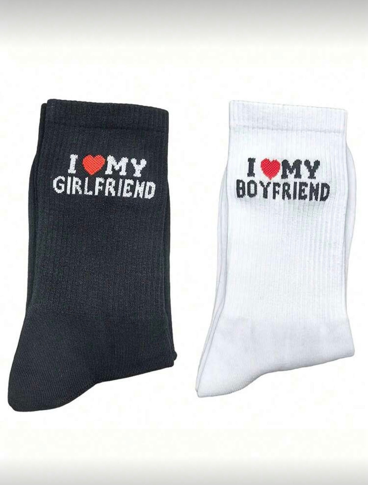 Couple’s love socks