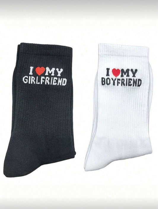 Couple’s love socks