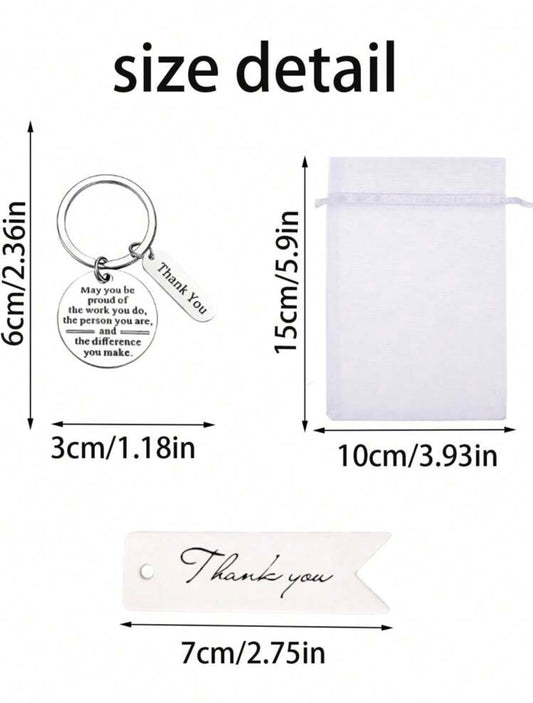 Thank you keychain