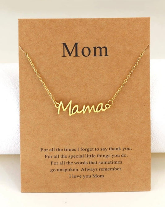 Mother's Day Stainless Steel Necklace